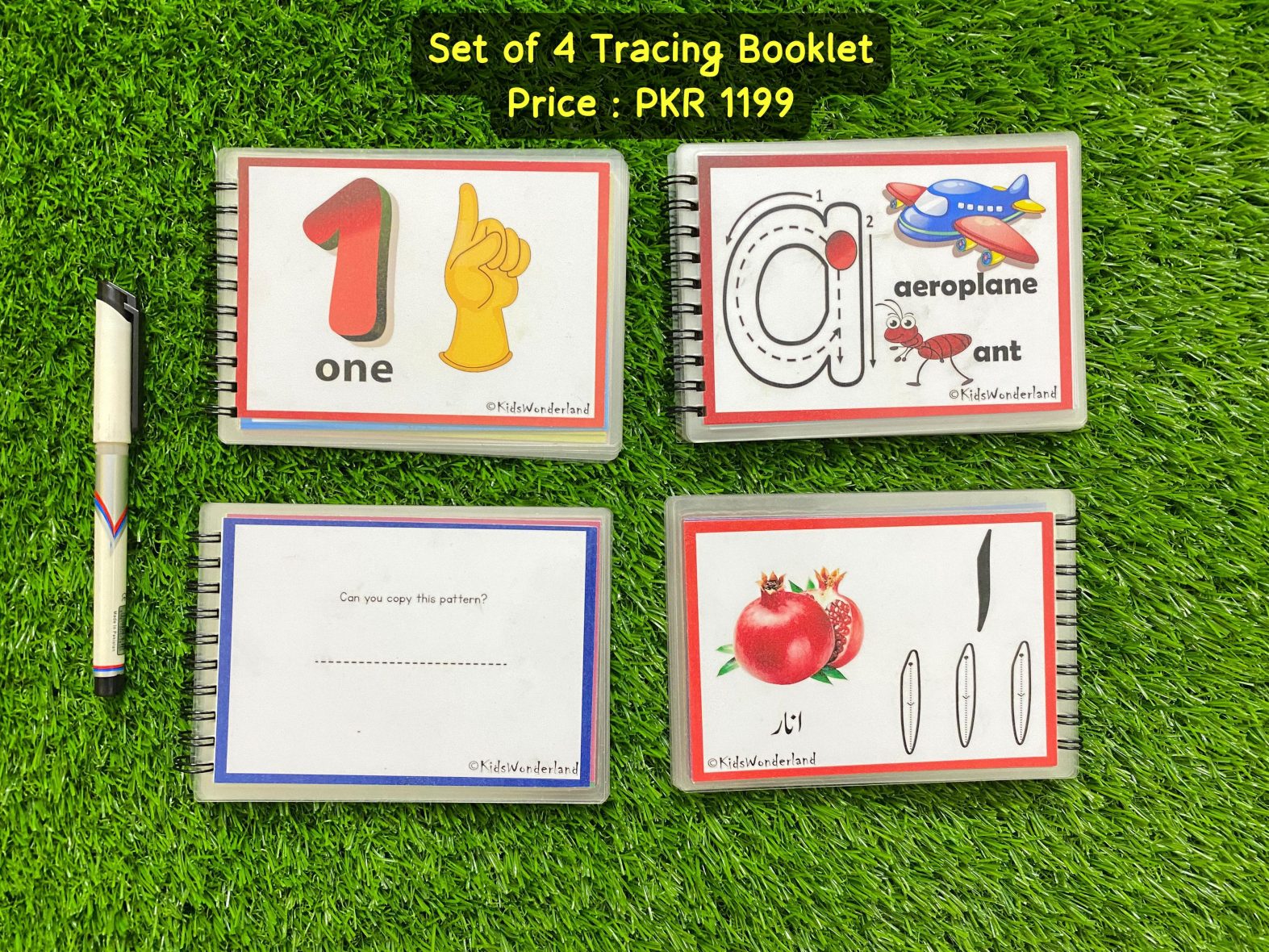 Set Of 4 Tracing Booklets