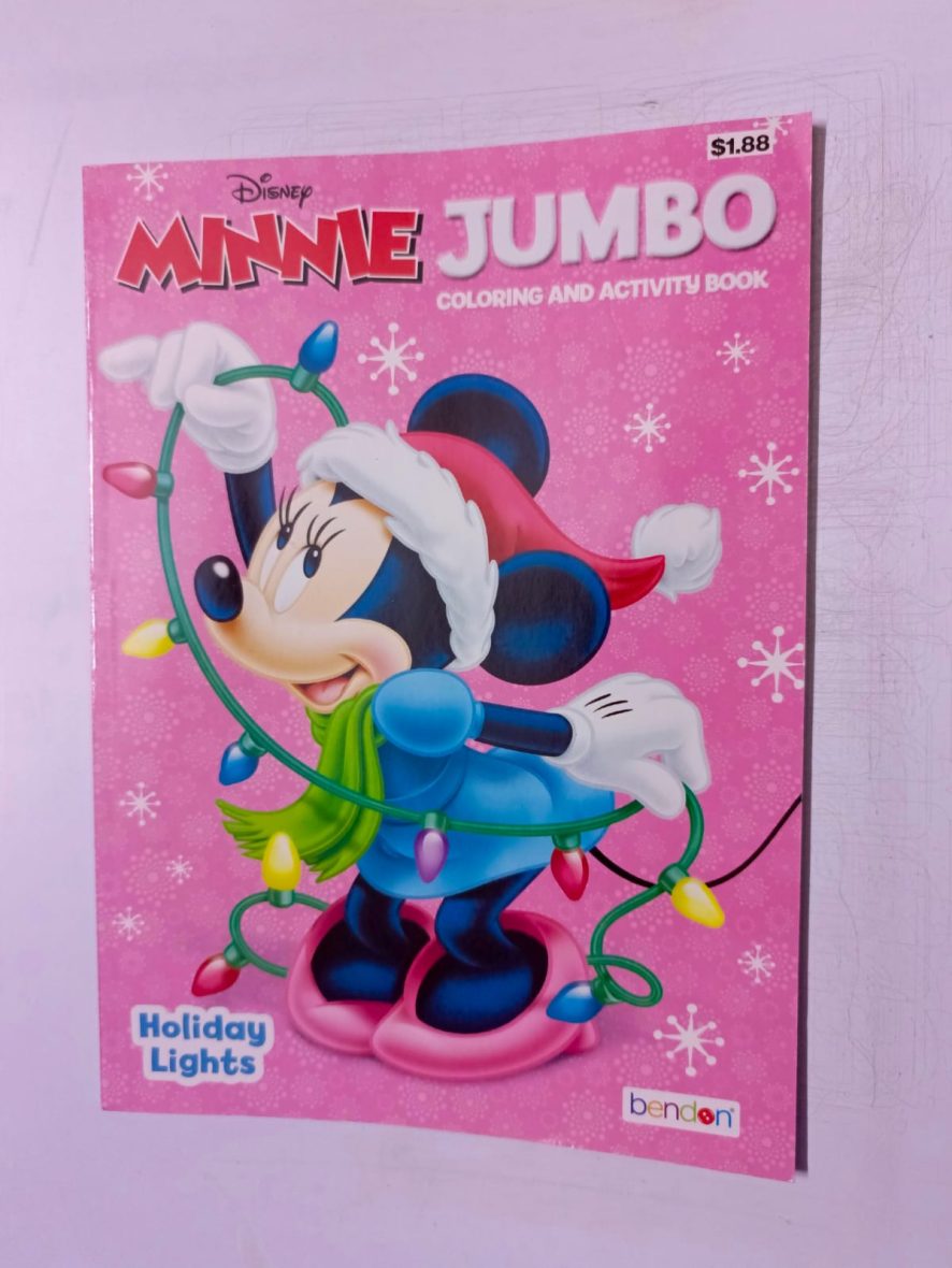 Minnie Jumbo Colouring And Activity Book