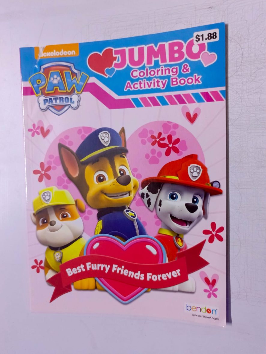 Paw Patrol Jumbo Colouring And Activity Book