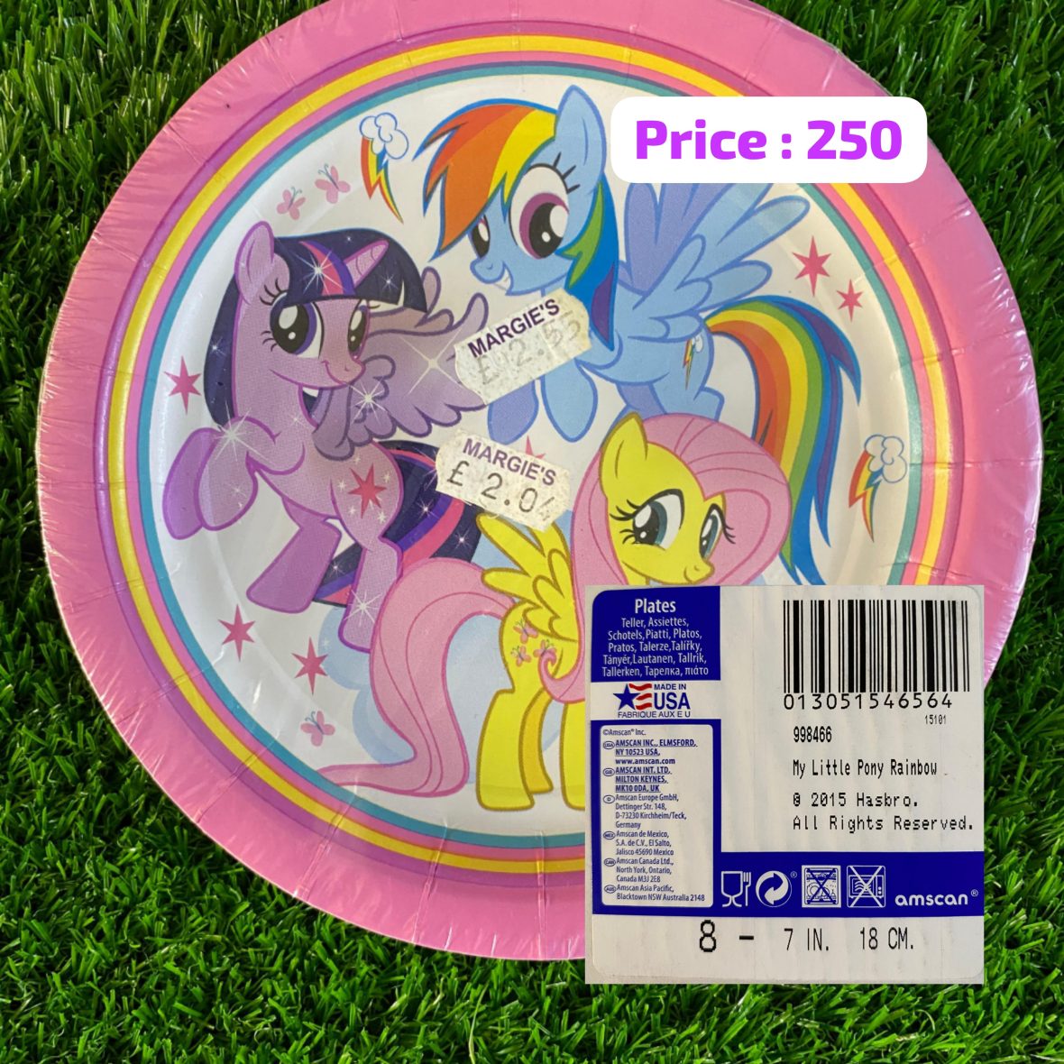 Little Pony Paper Plate