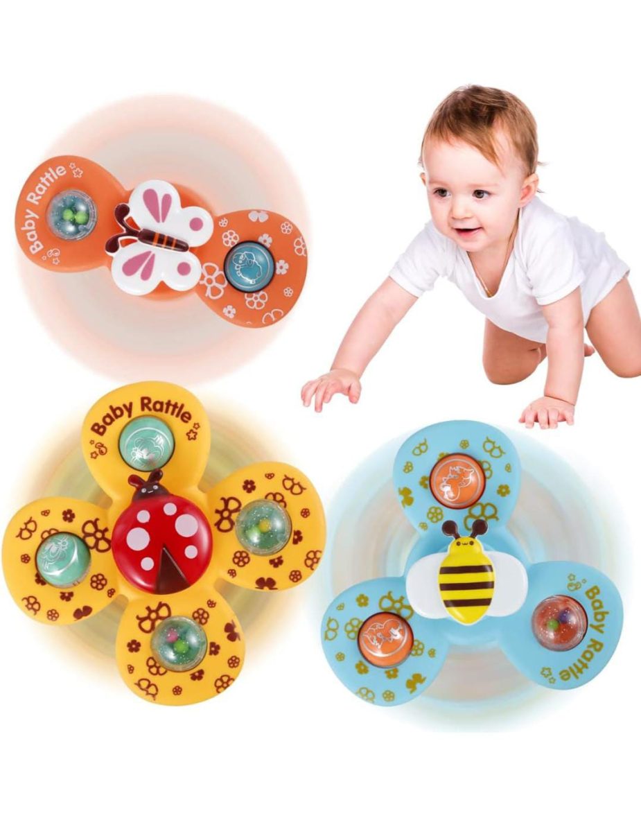 Rotating Rattle Toy Set Of 3