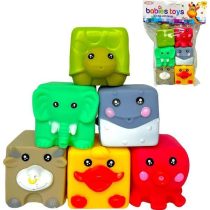 Soft Animal Stacking Blocks 6 pcs